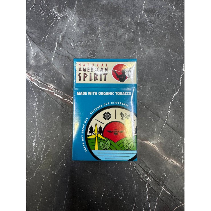 American Spirit Full-Bodied Taste Turquoise U.S.Grown США (Пачка)