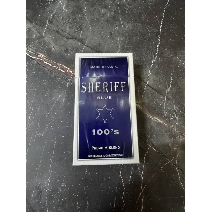 SHERIFF BLUE 100S PREMIUM BLEND США (Пачка)