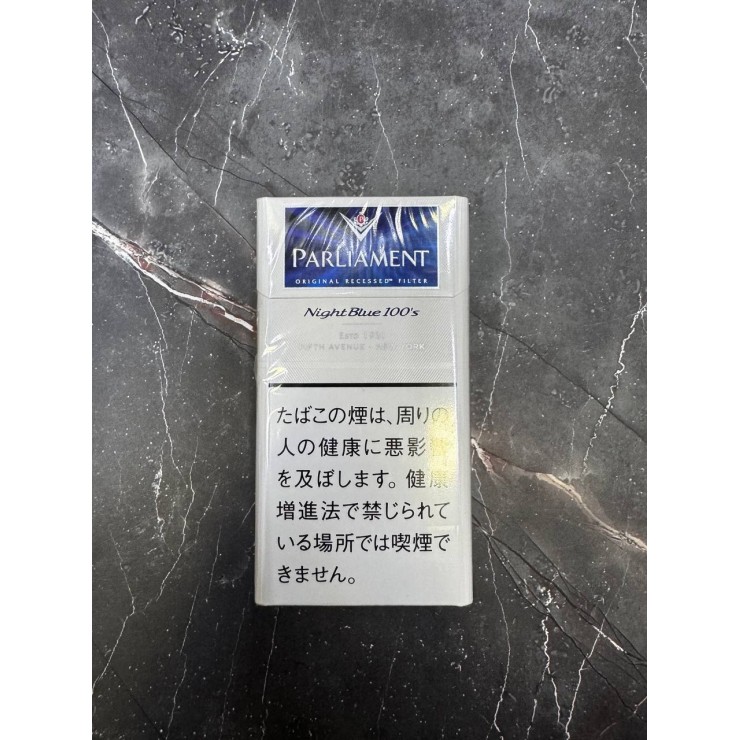 Сигареты PARLIAMENT NIGHT BLUE 100s — японская версия: характеристики и обзор