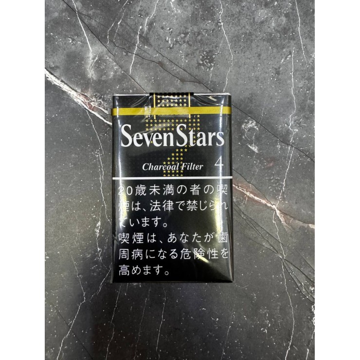 SEVEN STARS (СЕВЕН СТАРС) CHARCOAL FILTER 4 SOFT PACK Япония — Настоящие сигареты в Москве