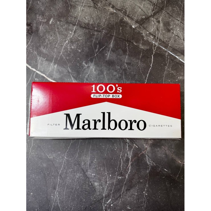 MARLBORO RED 100S FILTER CIGARETTES США (Блок)