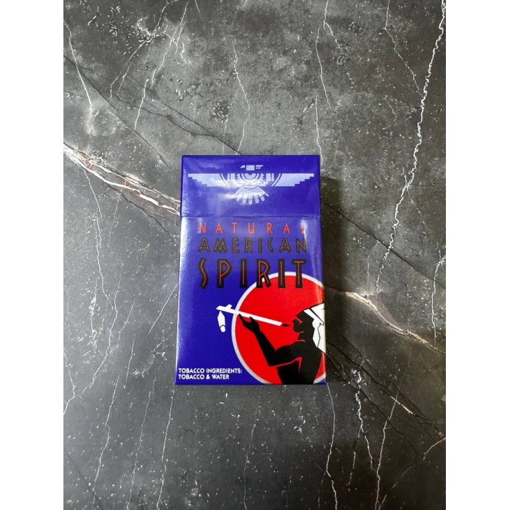 American Spirit Full Bodied Taste U.S. Tobacco Dark Blue США (Пачка)