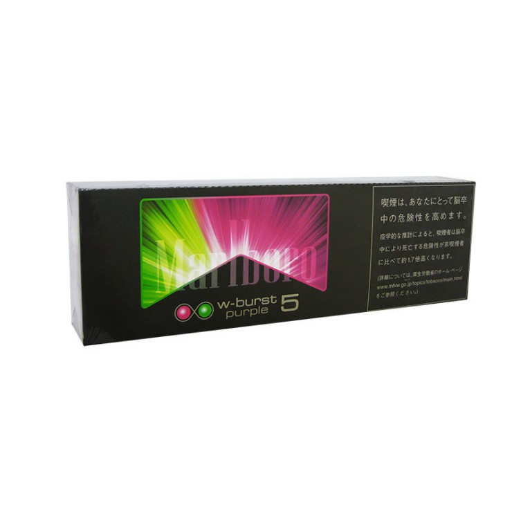 Marlboro w-Burst purple 5 (Duty free Japan)