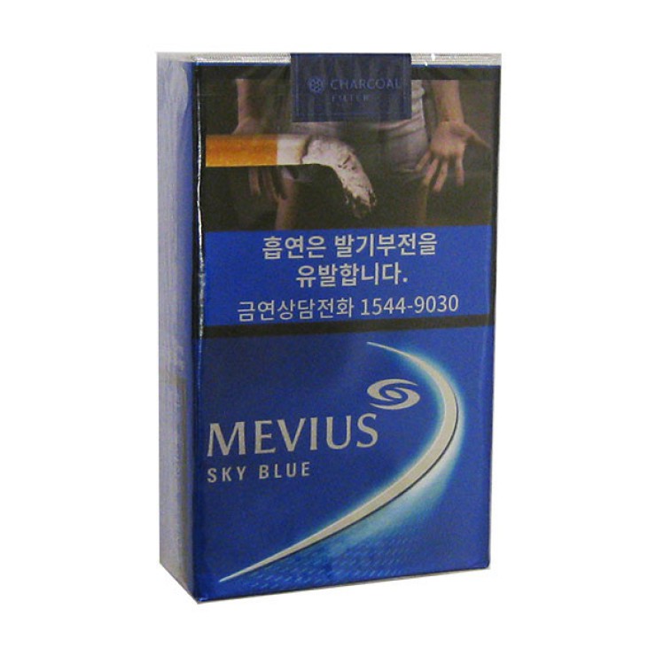 Mevius Sky Blue Soft Pack (Korea Duty Free)